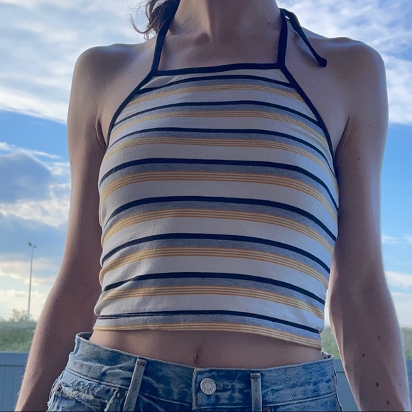 Twik Exclusive by Simons tie halter top - Picture 1 of 5